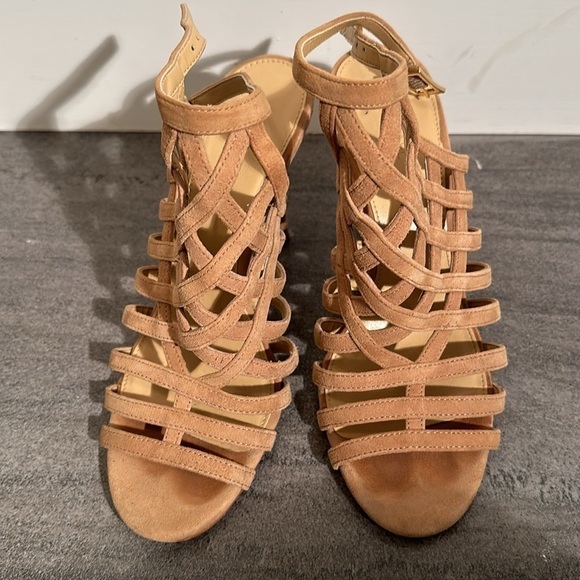 Strappy Michael kors heels size 7 beige - Picture 3 of 6